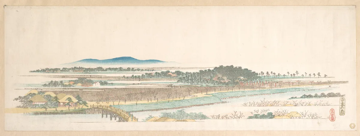 View of Azuma Wood | Utagawa Hiroshige - 浮世繪畫廊