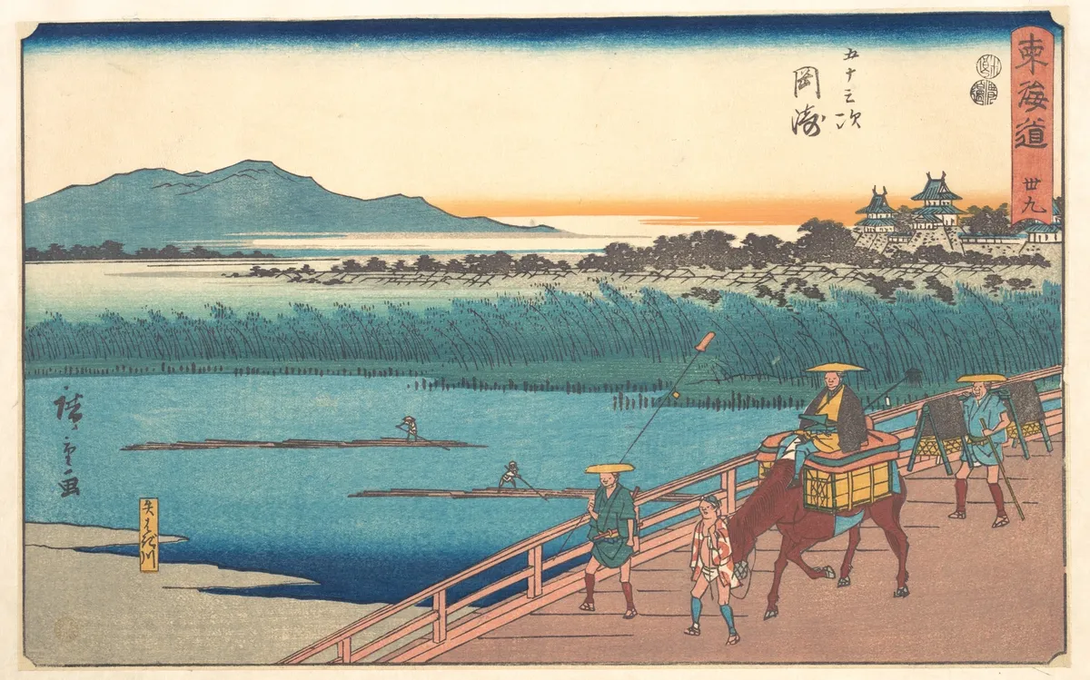 Okazaki | Unknown Artist - 浮世繪畫廊