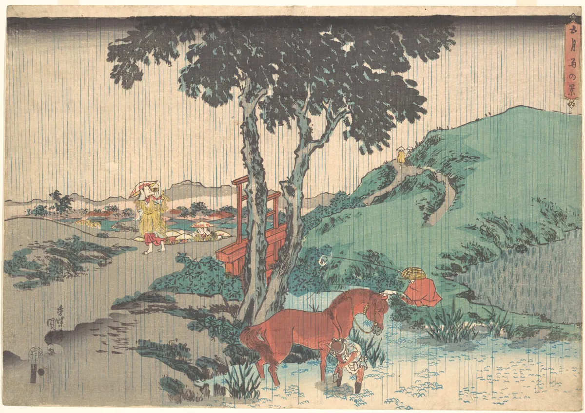 Rain of the Fifth Month (Samidare) | Utagawa Kunisada - 浮世繪畫廊