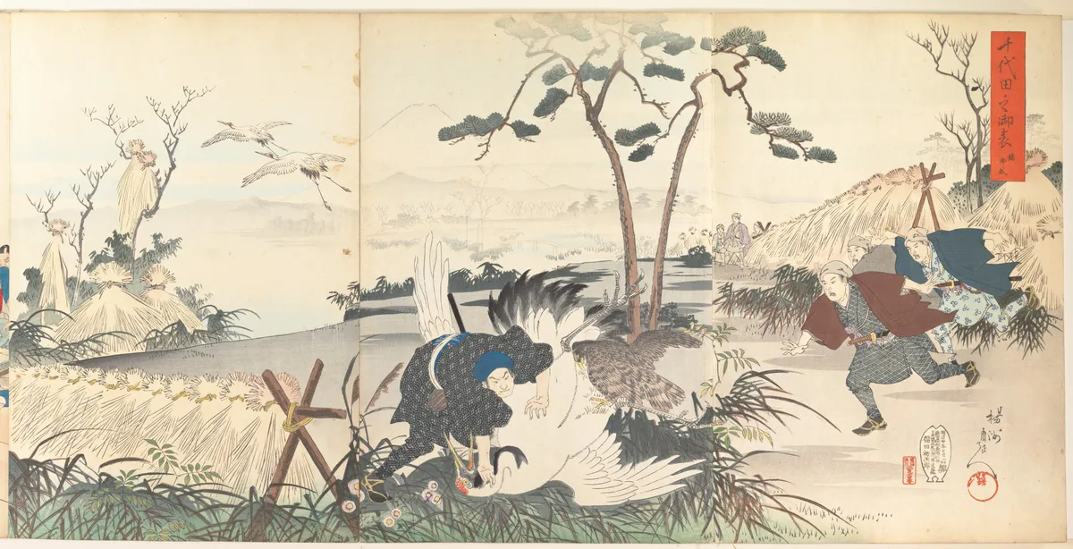 Chiyoda Castle (Album of Men) | Yōshū (Hashimoto) Chikanobu - 浮世繪畫廊