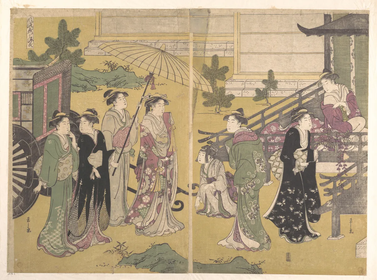 Fuji no Uraha | Chōbunsai Eishi - 浮世繪畫廊