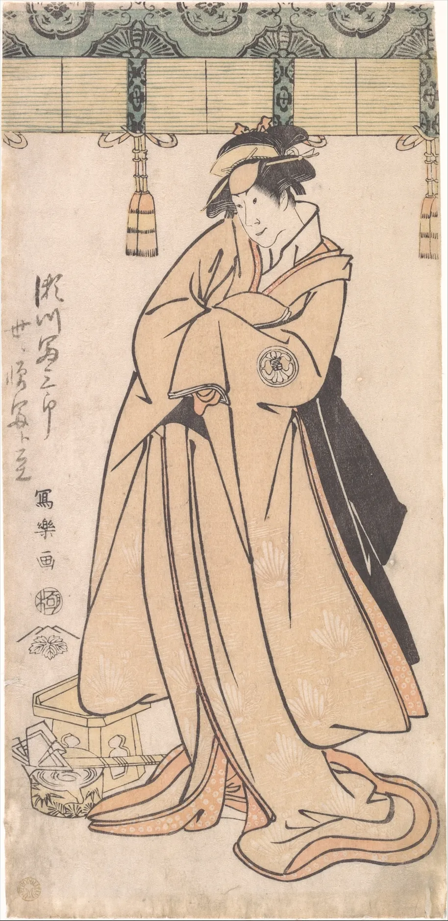 The Actor Segawa Tomisaburo II as the Otomos' Maid Wakakusa, Actually Prince Korehito | Tōshūsai Sharaku - 浮世繪畫廊