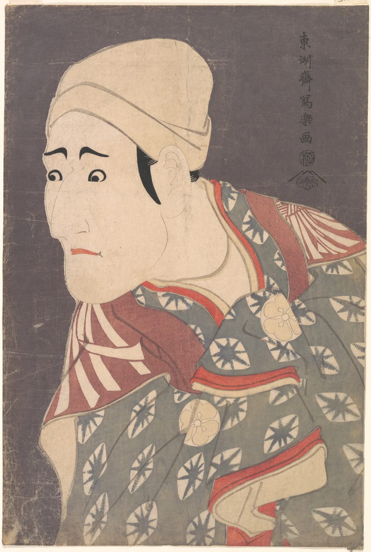 Kabuki Actor Morita Kan’ya VIII as the Palanquin-Bearer in the Play A Medley of Tales of Revenge (Katakiuchi noriaibanashi) | Tōshūsai Sharaku - 浮世繪畫廊