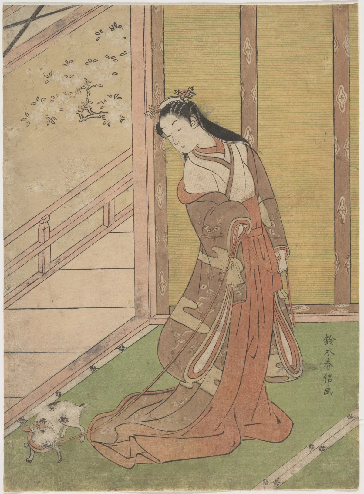 Onna San no Miya (the Third Princess) | Suzuki Harunobu - 浮世繪畫廊