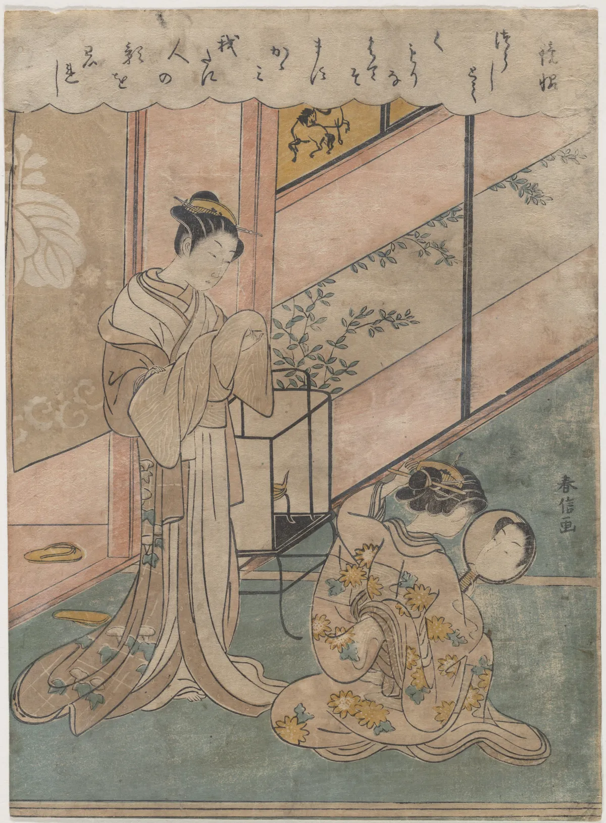 Two Ladies | Suzuki Harunobu - 浮世繪畫廊