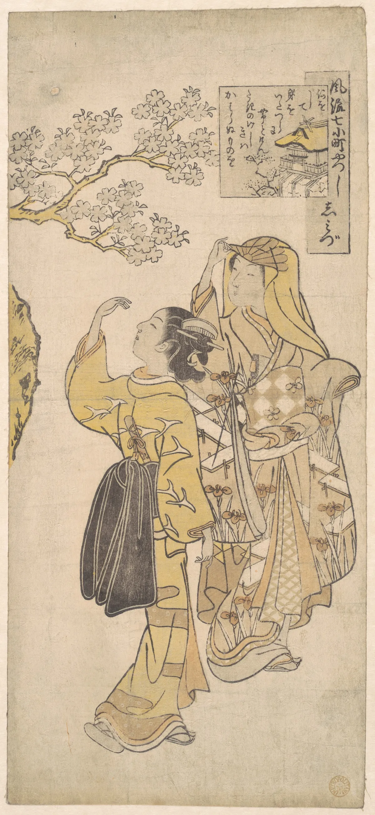 Shimizu Temple | Suzuki Harunobu - 浮世繪畫廊