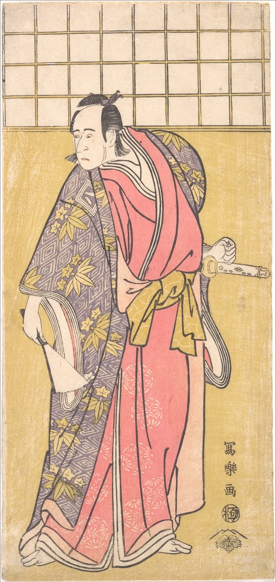 The Actor Ichikawa Yaozō III | Tōshūsai Sharaku - 浮世繪畫廊