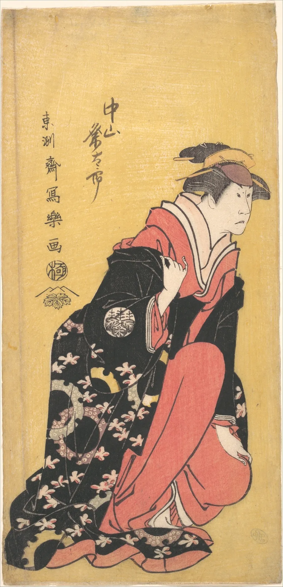 The Actor Nakayama Kumetaro II | Tōshūsai Sharaku - 浮世繪畫廊