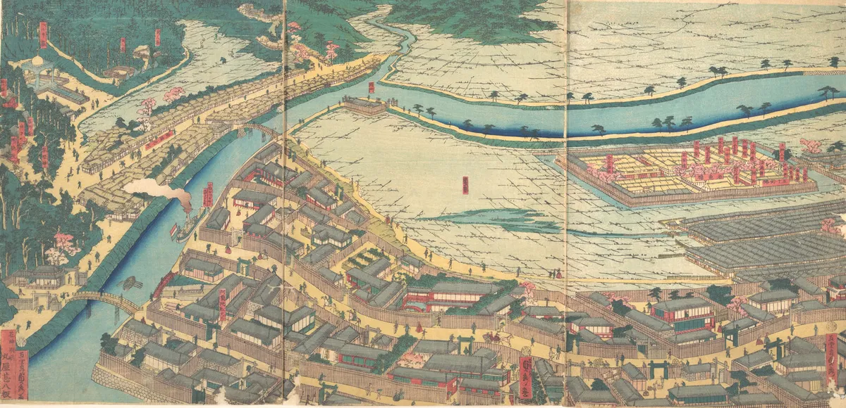 Revised Yokohama Landscape | Utagawa (Gountei) Sadahide - 浮世繪畫廊