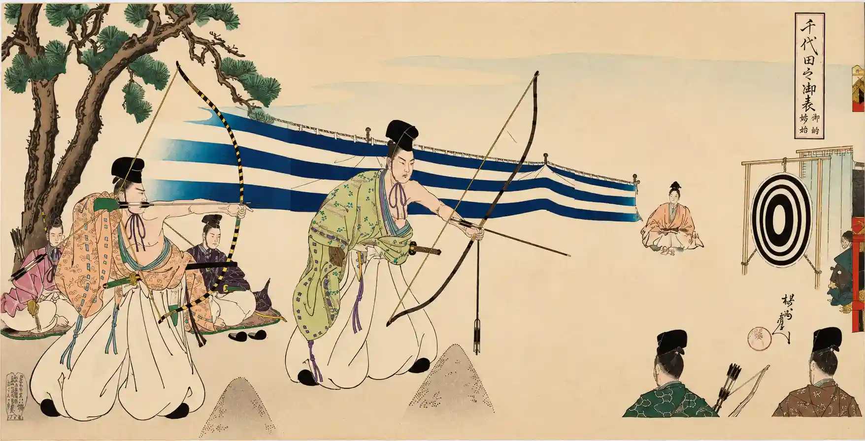 Chiyoda Castle (Album of Men) | Yōshū (Hashimoto) Chikanobu - 浮世繪畫廊