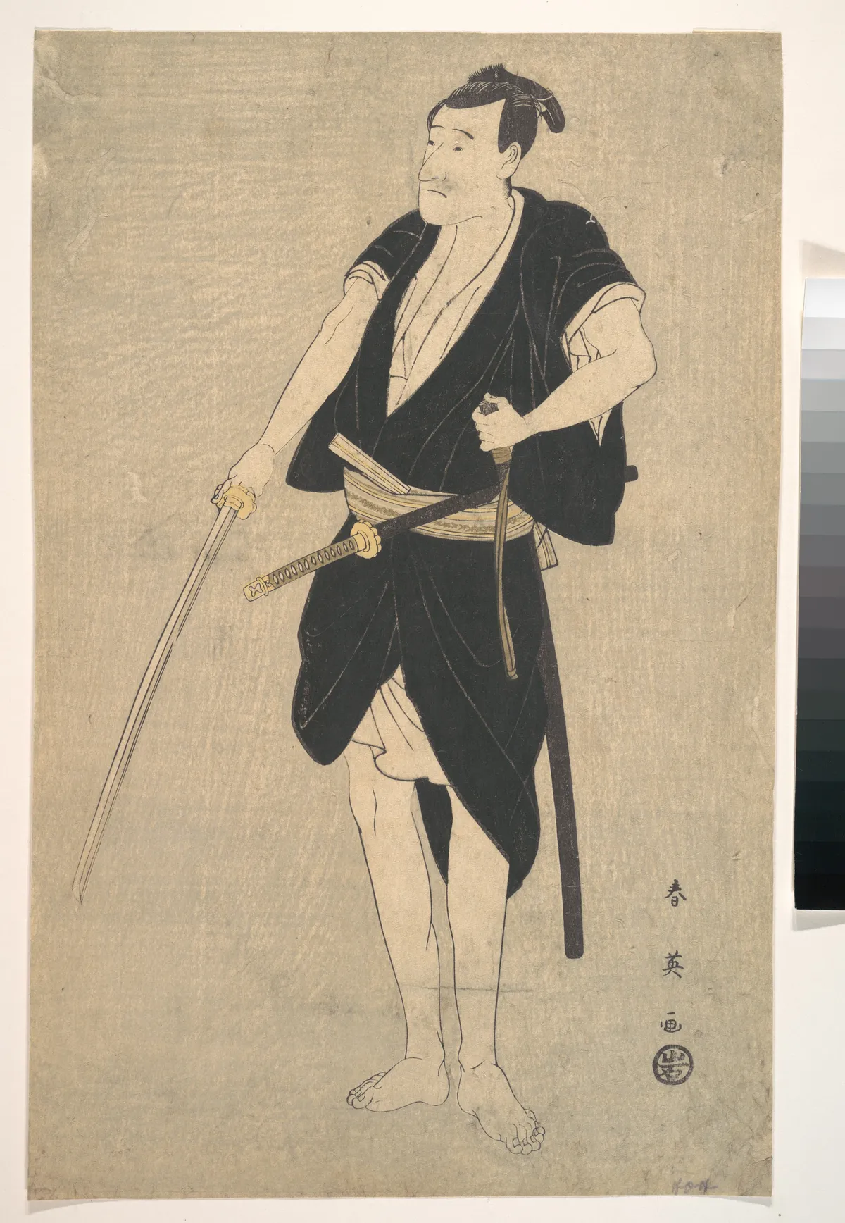 An Actor as Sadakuro in the Forty–seven Ronins | Katsukawa Shun'ei 勝川春英 - 浮世繪畫廊