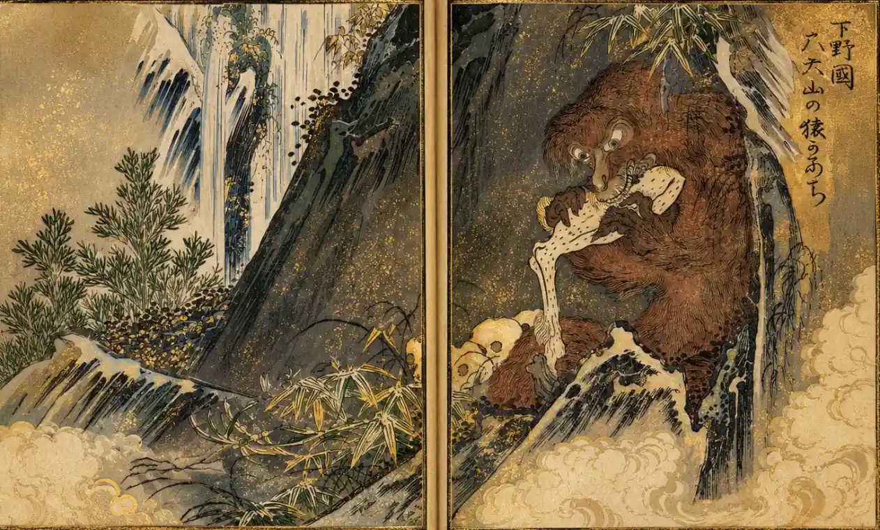 Once Upon a Time (A Book of Ghost Stories) (Imawa mukashi) 怪談百鬼図会 | Katsukawa Shun'ei 勝川春英 - 浮世繪妖怪與怪談幽靈畫廊