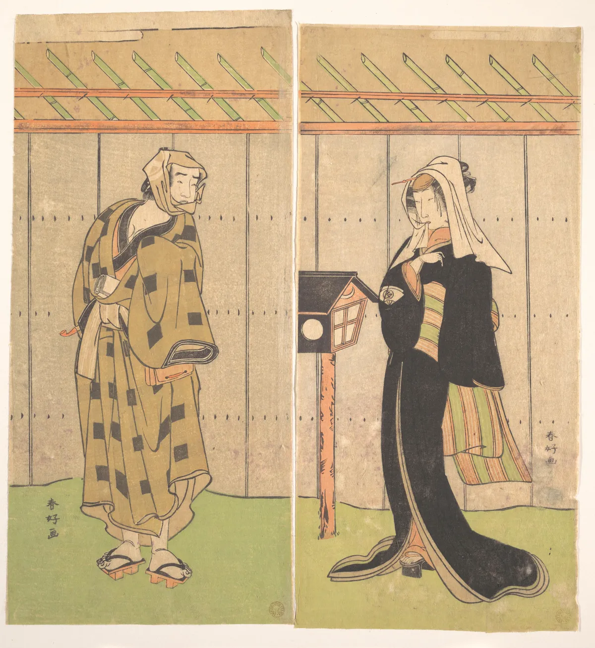 The Actor Otani Hiroemon as a Man Standing in a Room | Katsukawa Shunkō - 浮世繪畫廊