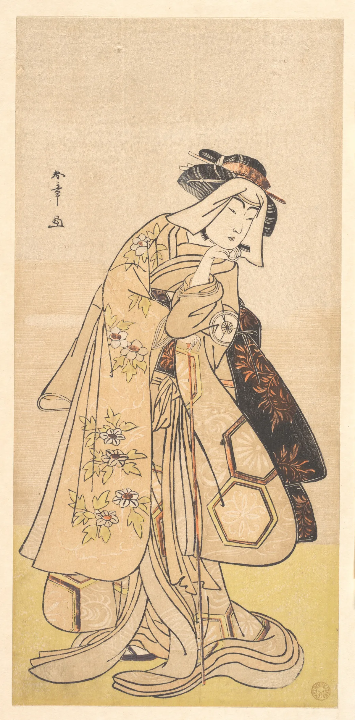 The Fourth Iwai Hanshirō as a Woman | Katsukawa Shunshō　勝川春章 - 浮世繪畫廊