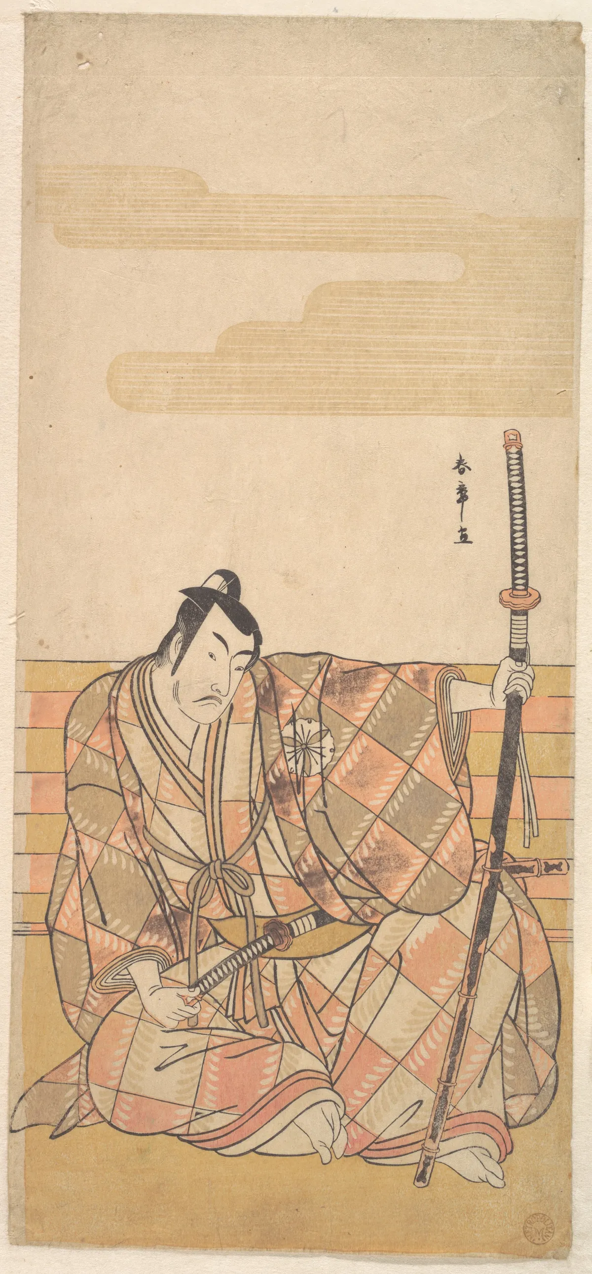 The Fourth Matsumoto Koshiro as a Samurai | Katsukawa Shunshō　勝川春章 - 浮世繪畫廊