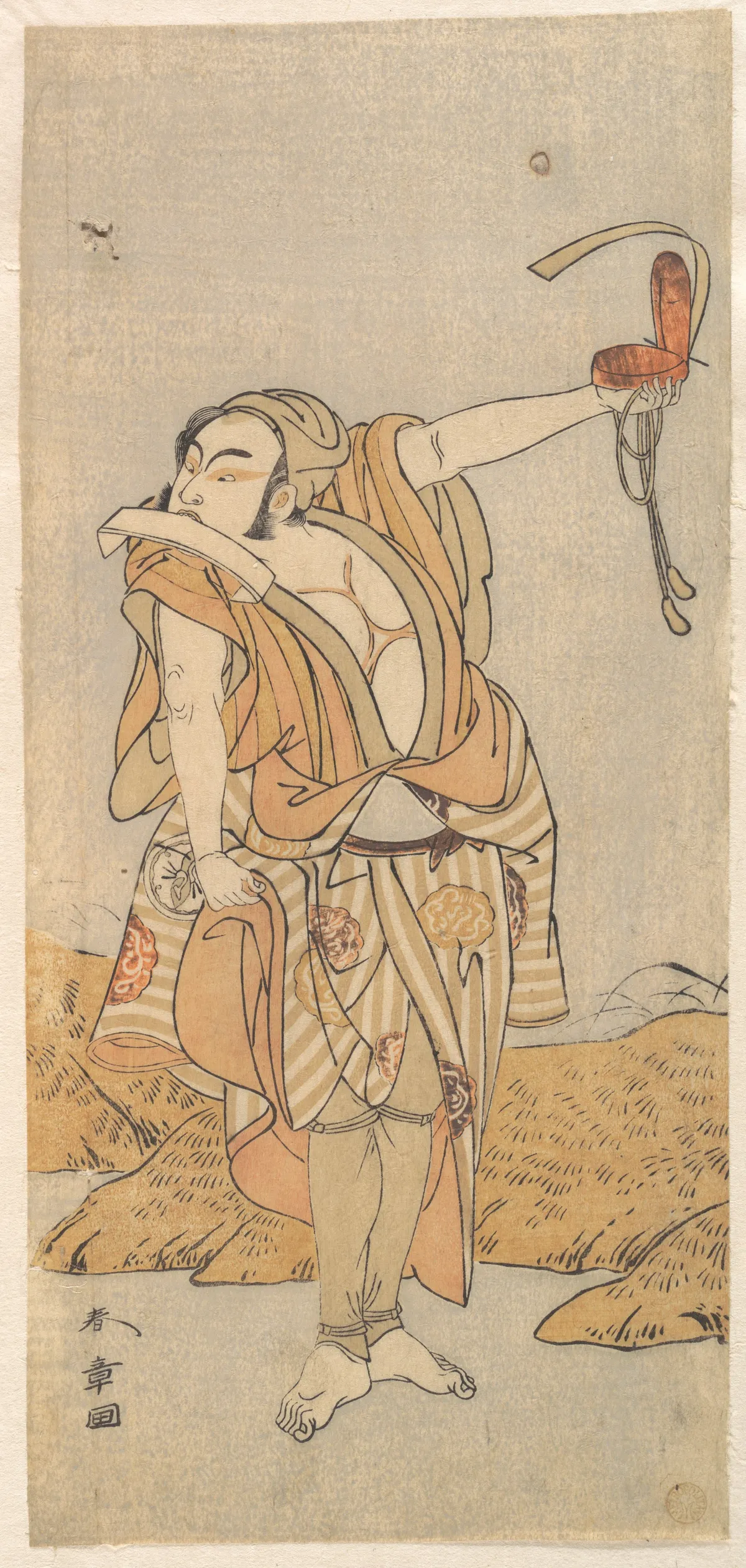 The Second Nakamura Juzo as a Yakko | Katsukawa Shunshō　勝川春章 - 浮世繪畫廊