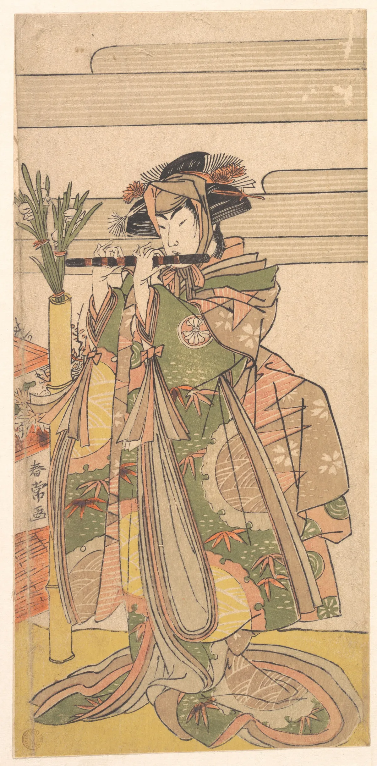 The Third Segawa Kikunojo as a Woman | Katsukawa Shunjō - 浮世繪畫廊