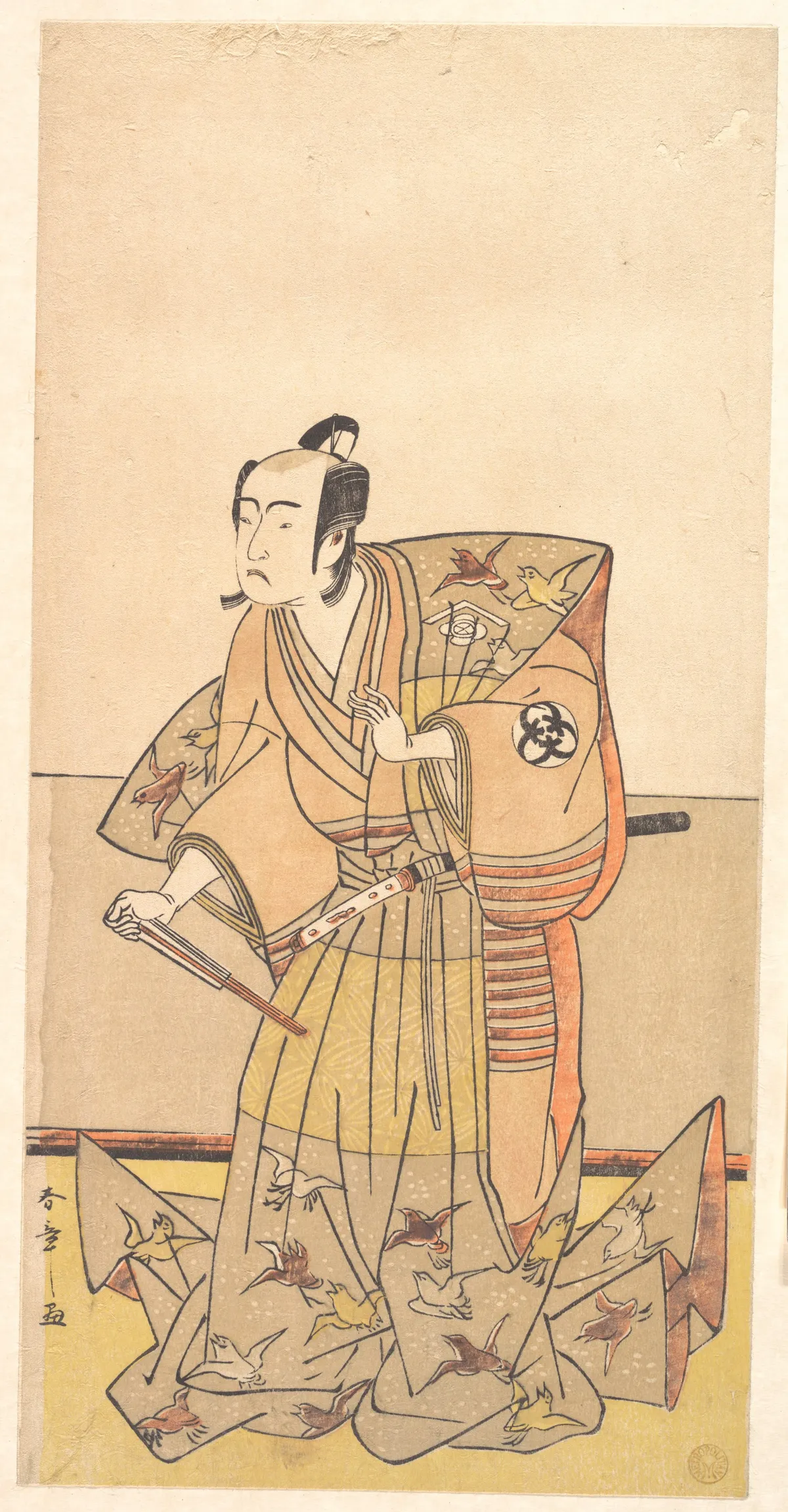Bando Mitsugoro in the role of Soga no Juro | Katsukawa Shunshō　勝川春章 - 浮世繪畫廊