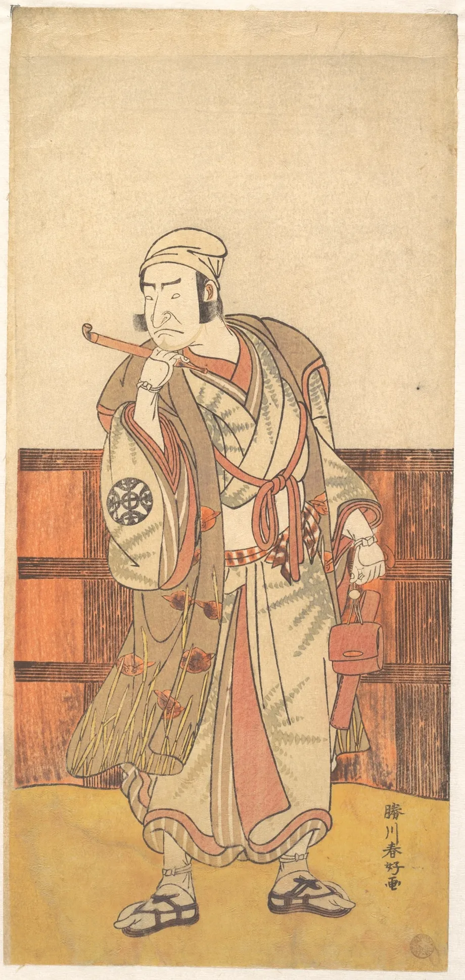 The First Nakamura Nakazo in the Role of Shimada no Hachizo | Katsukawa Shunkō - 浮世繪畫廊