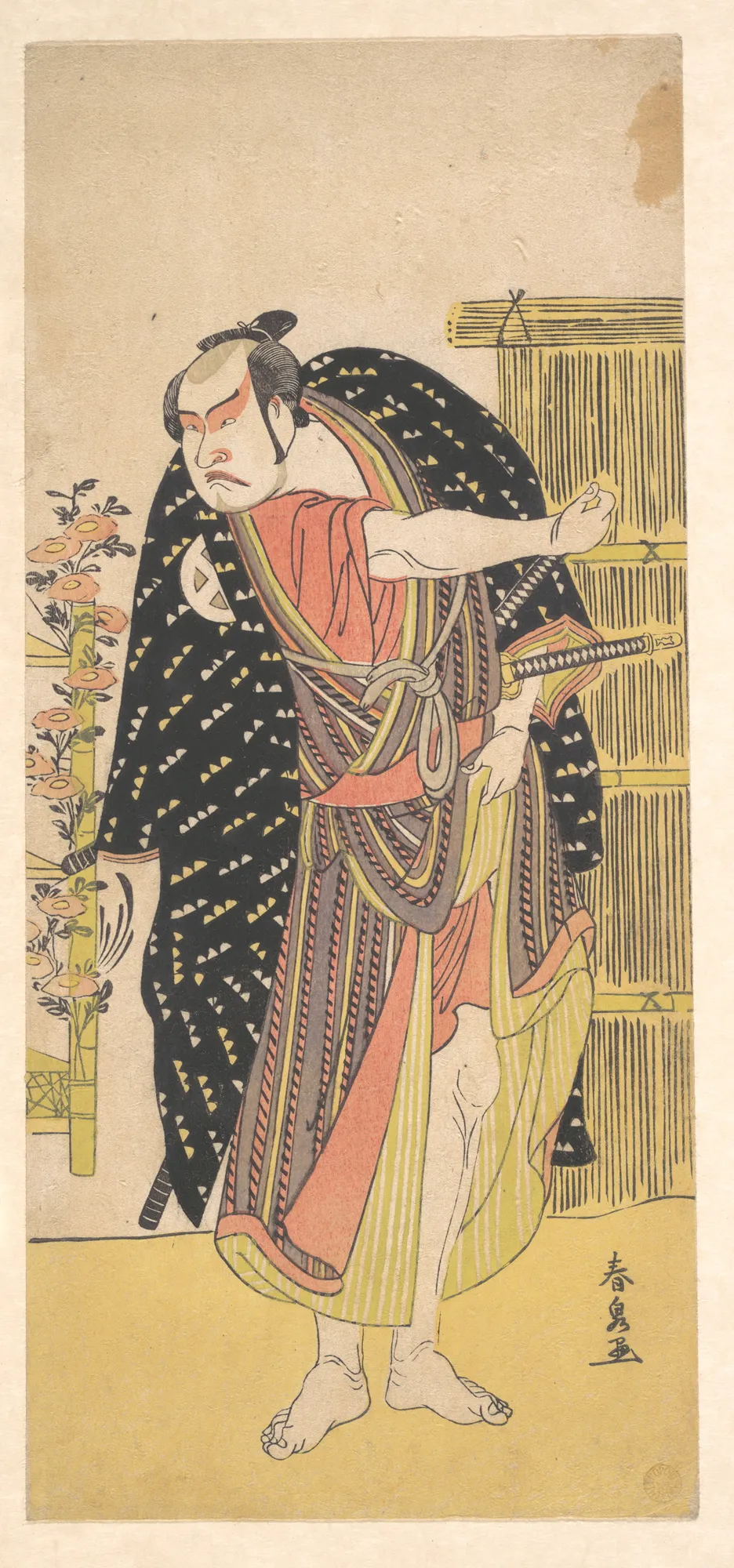 Kabuki Actor Ōtani Hiroji III | Katsukawa Shunsen - 浮世繪畫廊