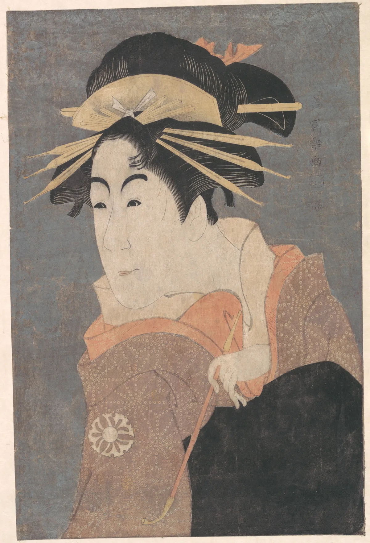 Matsumoto Yonesaburo as Kewaizaka no Shosho in the Play "Katakiuchi Noriyaibanashi" | Tōshūsai Sharaku - 浮世繪畫廊