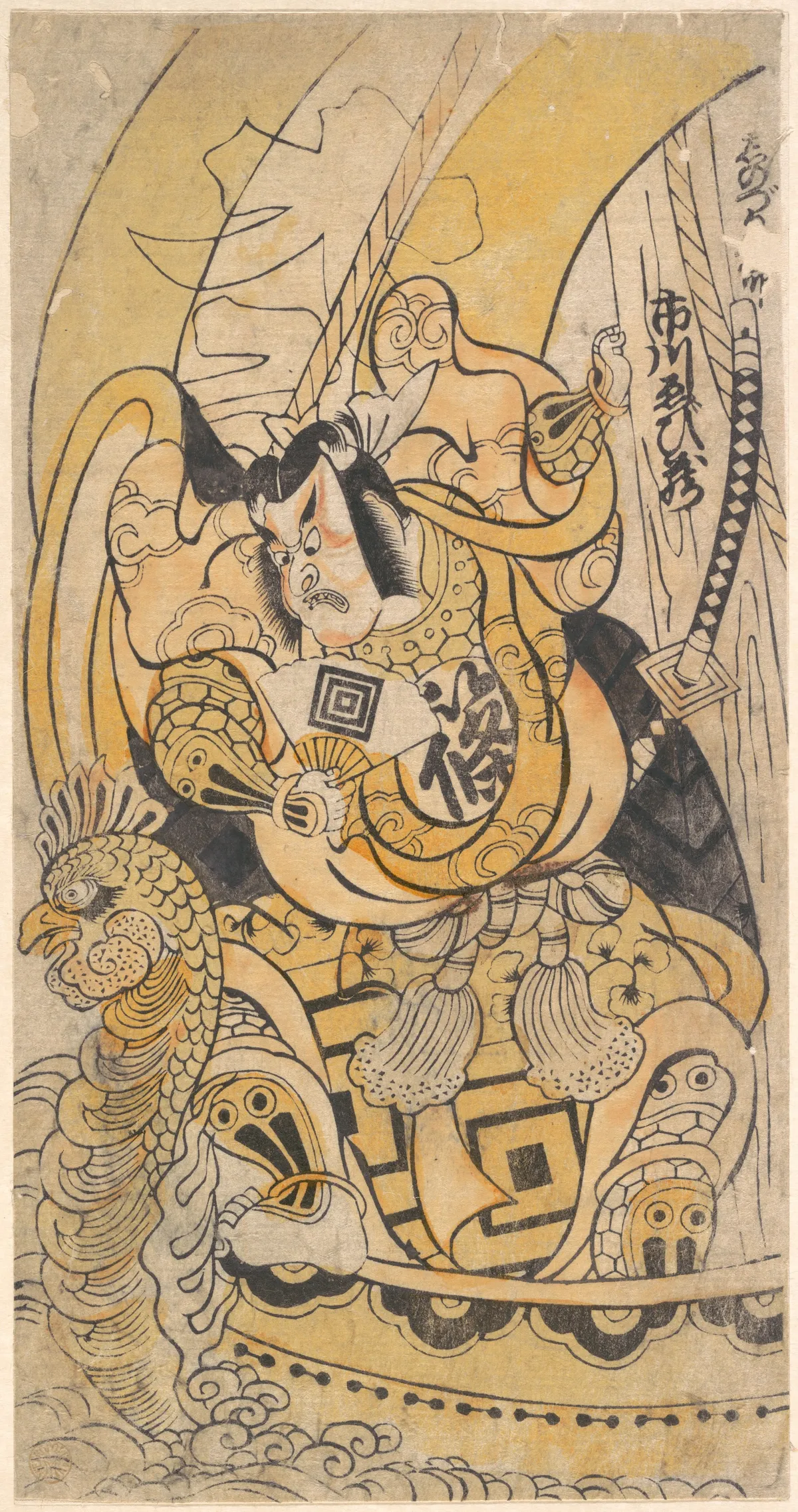 Second Ichikawa Danjuro after 1735 | Torii Kiyomasu I - 浮世繪畫廊