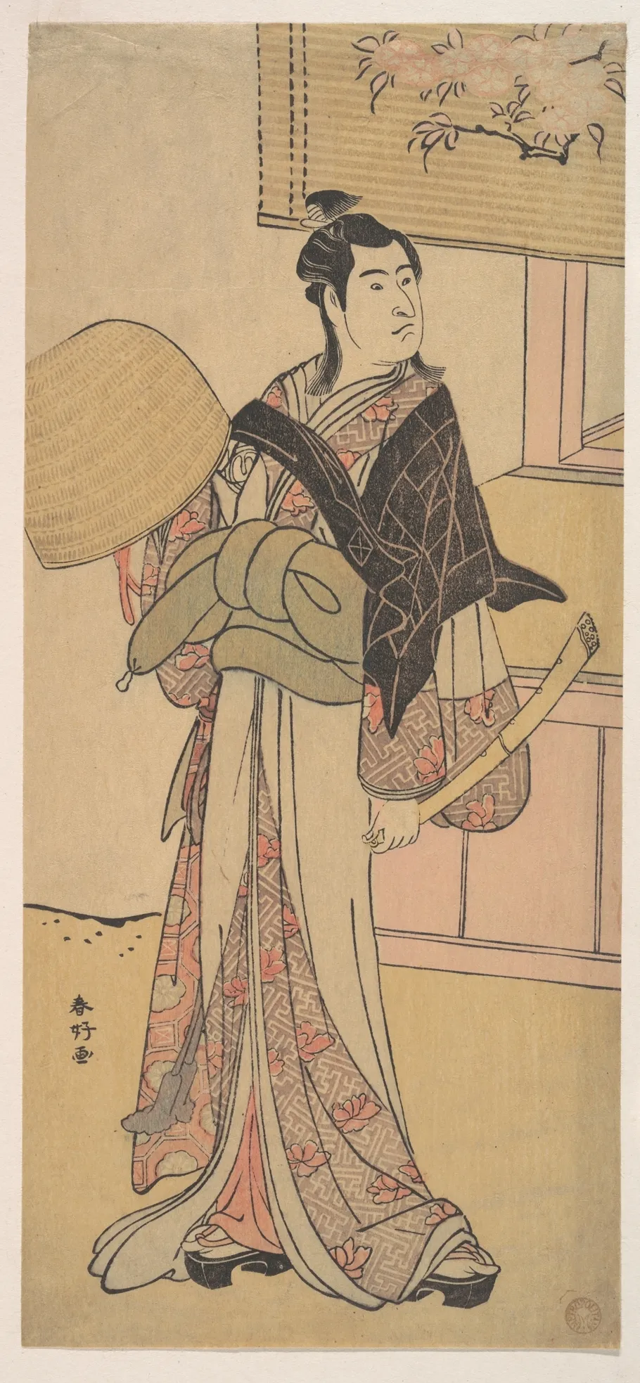 The Third Sawamura Sojuro in the Role of Shirai Gonpachi | Katsukawa Shunkō - 浮世繪畫廊
