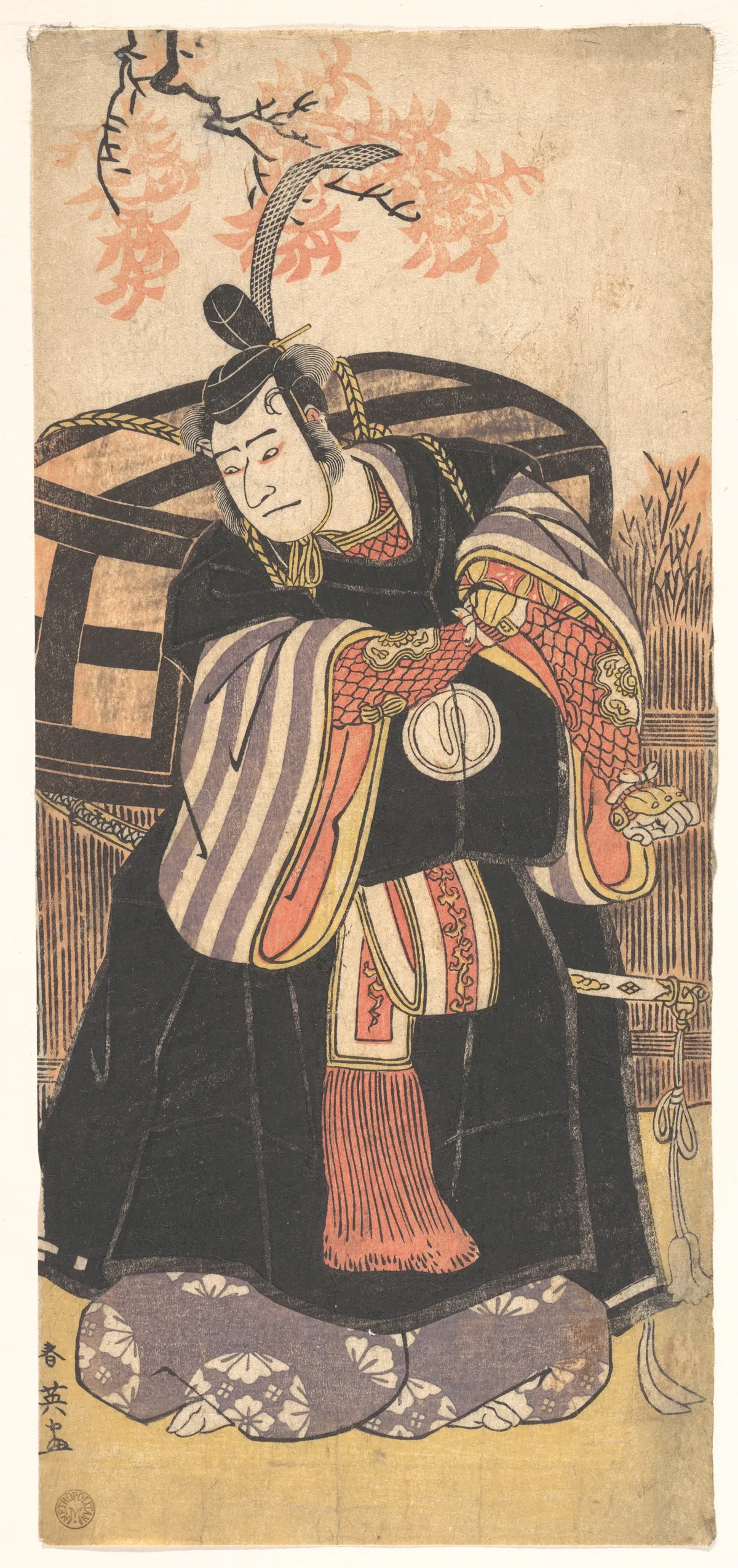 The Actor Third Sawamura Sojuro as a Man of High Position | Katsukawa Shun'ei 勝川春英 - 浮世繪畫廊