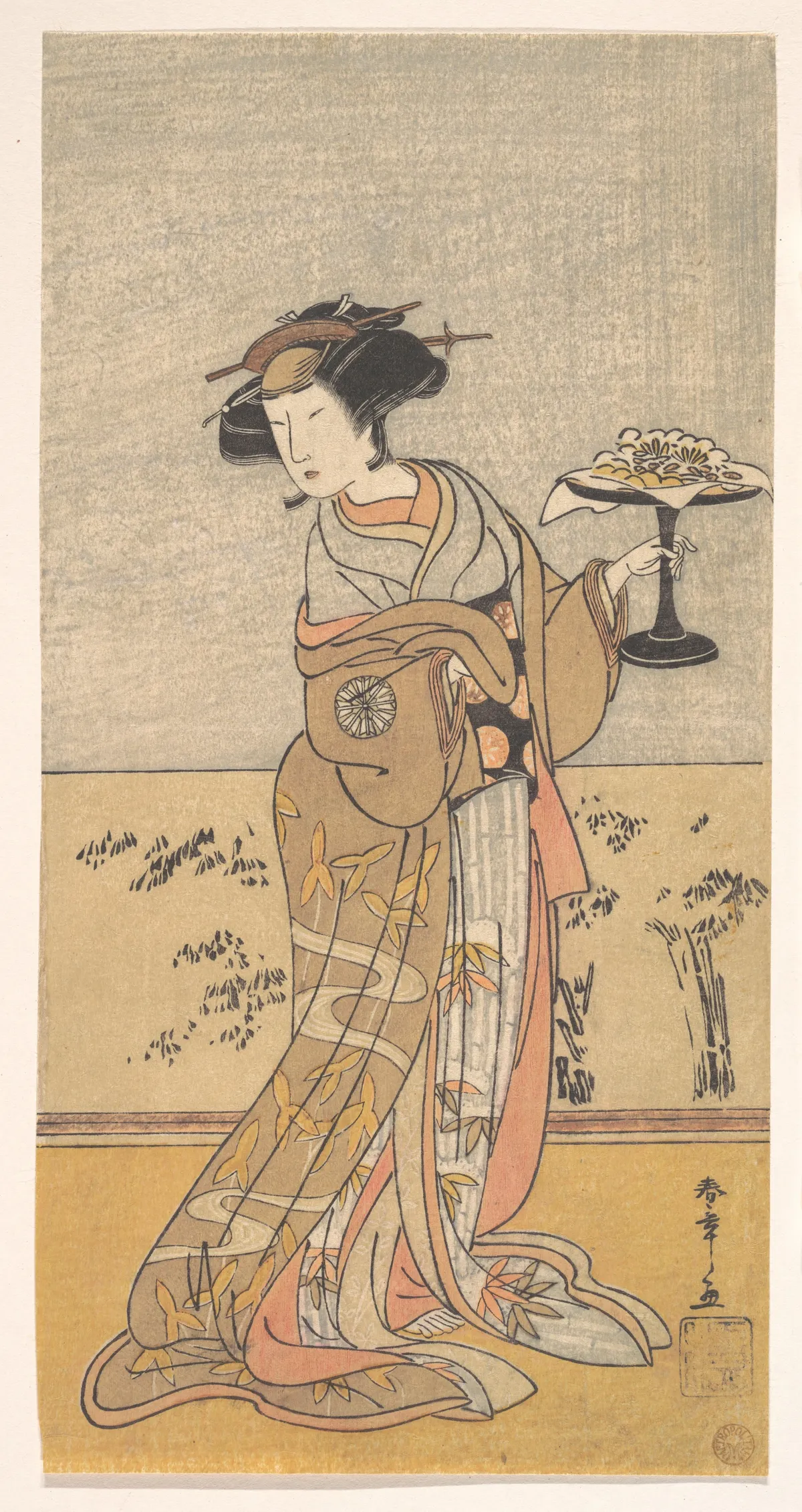 Kabuki Actor Nakamura Tomijūrō | Katsukawa Shunshō　勝川春章 - 浮世繪畫廊