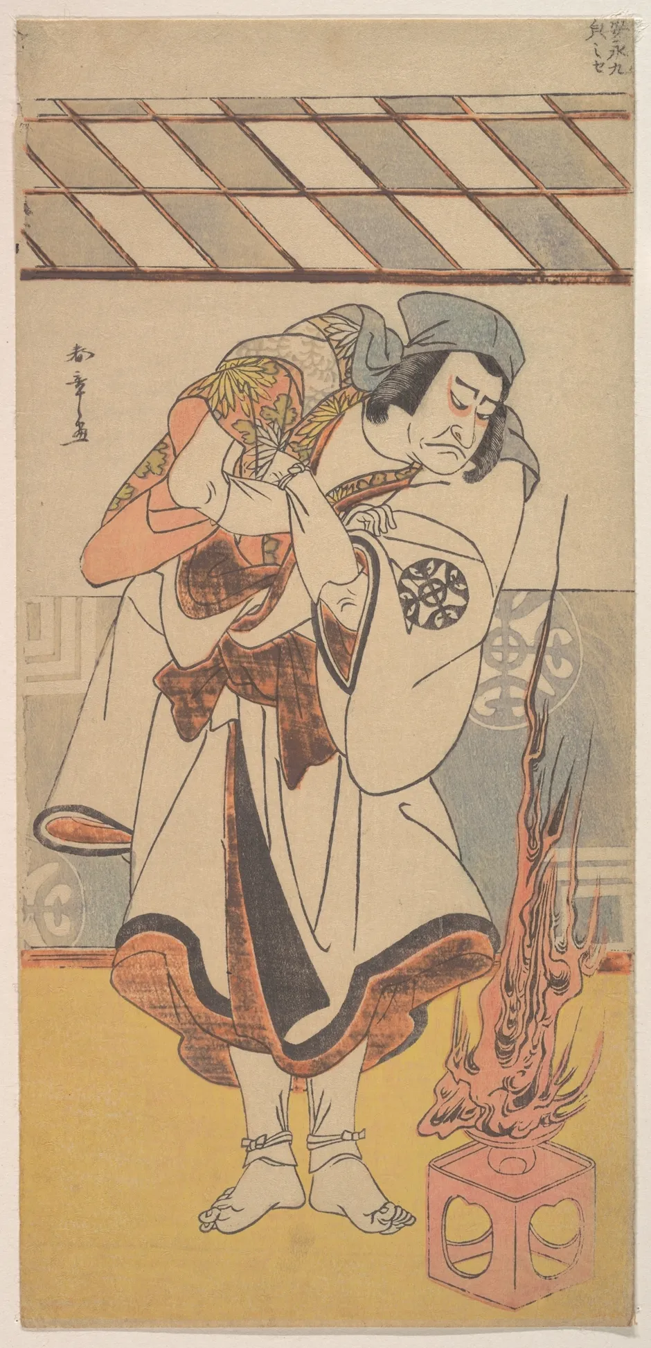 The First Nakamura Nakazo in the Role of Chinzai Hachiro | Katsukawa Shunshō　勝川春章 - 浮世繪畫廊