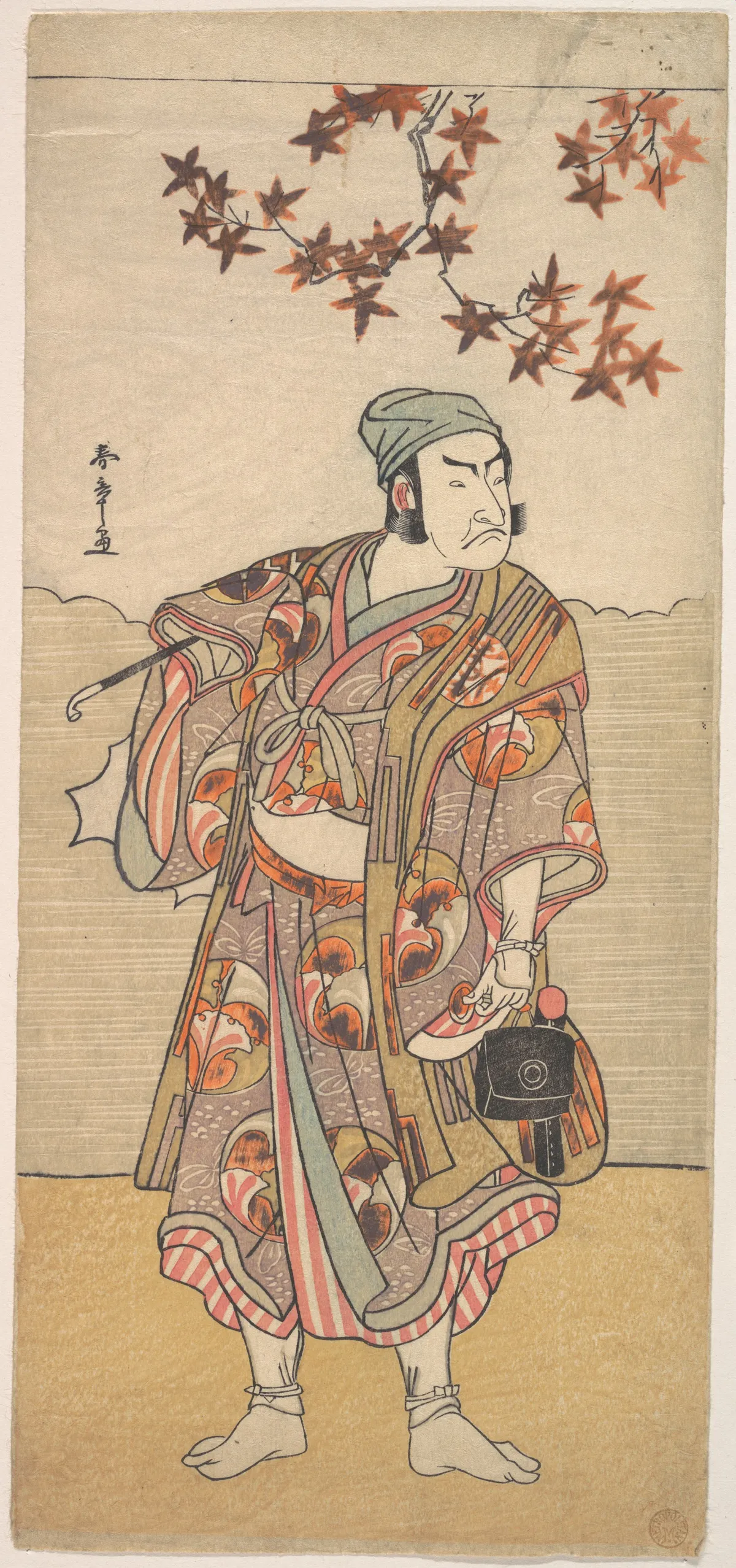 The First Nakamura Nakazō in the Role of Shimada no Hachizō | Katsukawa Shunshō　勝川春章 - 浮世繪畫廊