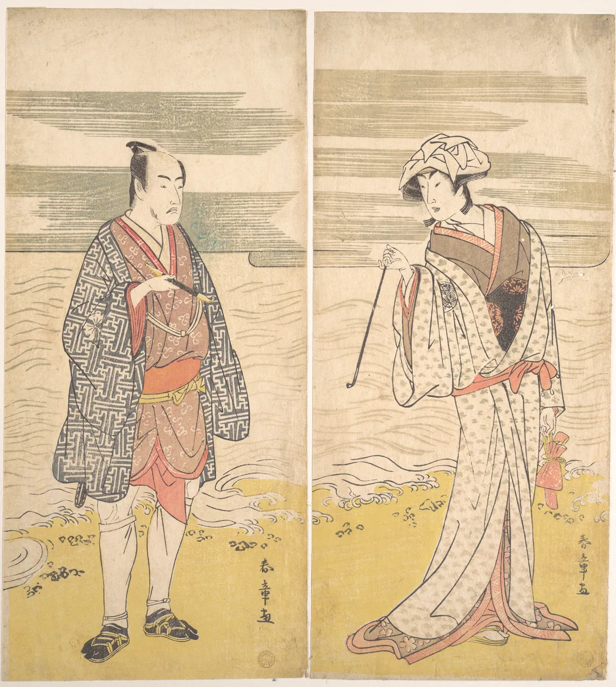 The Fourth Matsumoto Koshiro as a Man Dressed in a Short Kimono | Katsukawa Shunjō - 浮世繪畫廊
