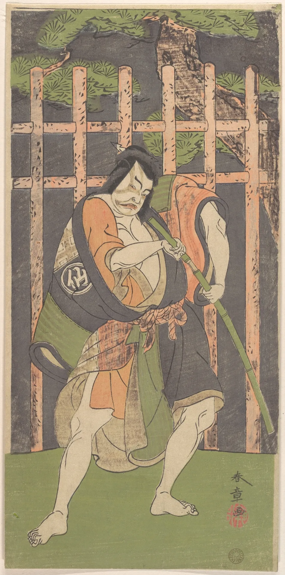 The Second Nakamura Sukegoro as an Outlaw | Katsukawa Shunshō　勝川春章 - 浮世繪畫廊