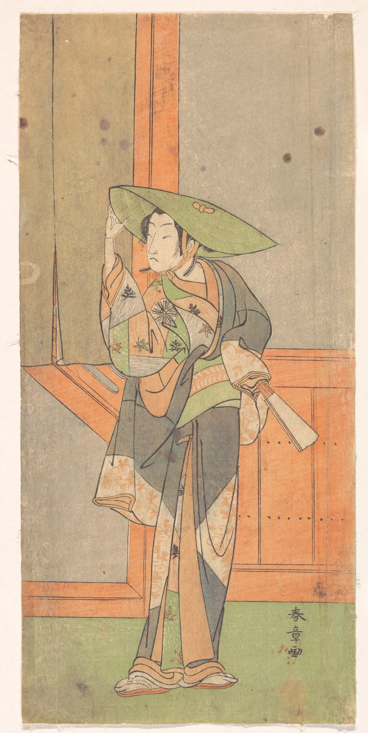 The First Nakamura Tomijuro in the Role of Izaemon | Katsukawa Shunshō　勝川春章 - 浮世繪畫廊