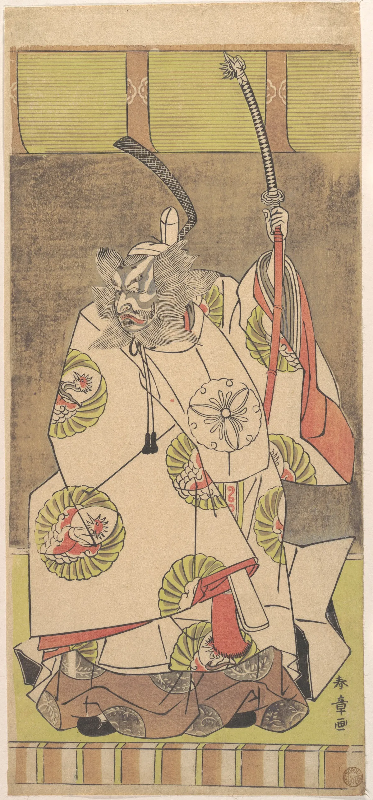 Kabuki Actor Ichikawa Danjūrō IV | Katsukawa Shunshō　勝川春章 - 浮世繪畫廊