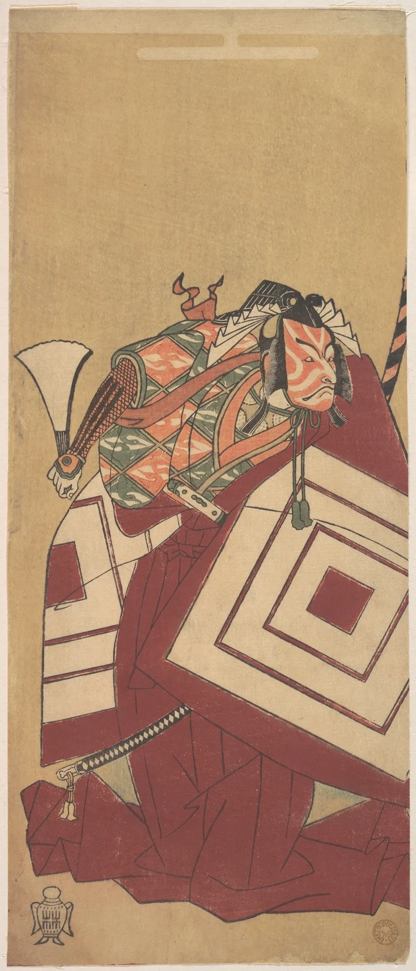 The Fifth Ichikawa Danjuro as Kisou Takiguchi | Katsukawa Shunshō　勝川春章 - 浮世繪畫廊