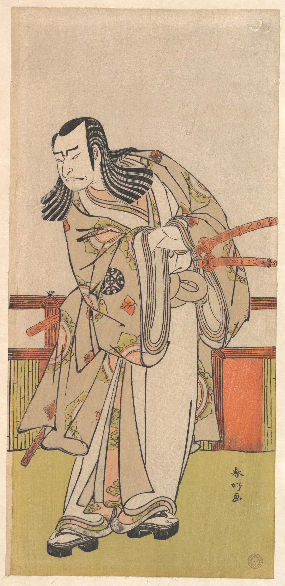 The Actor Nakamura Nakazo as a Daimyo | Katsukawa Shunkō - 浮世繪畫廊