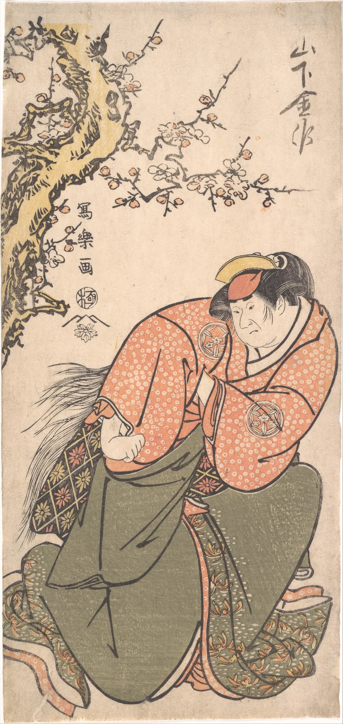 Actor Yamashita Kinsaku II as Sadato's Wife Iwate | Tōshūsai Sharaku - 浮世繪畫廊