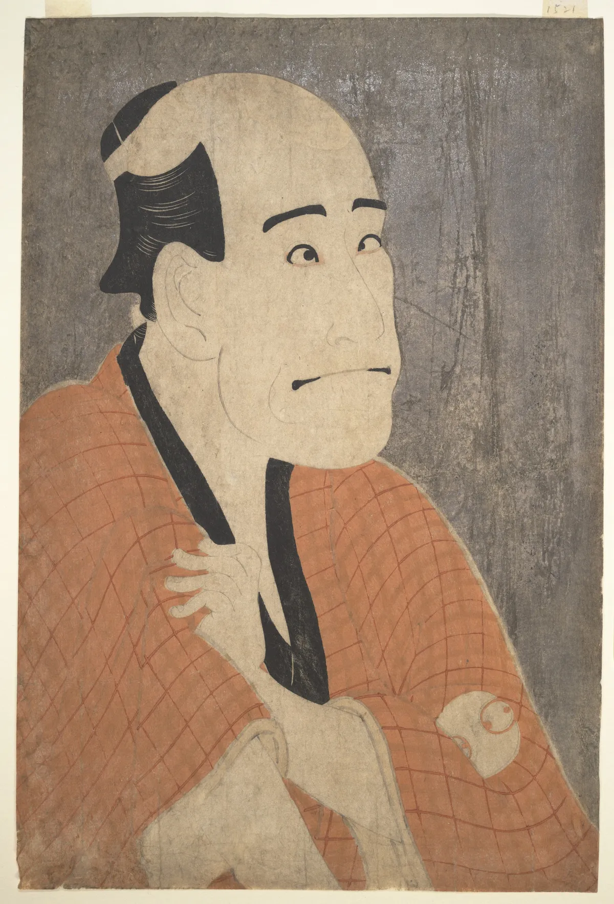Arashi Ryūzō I as Ishibe Kinkichi in the Play "Hana Ayame Bunroku Soga" | Tōshūsai Sharaku - 浮世繪畫廊