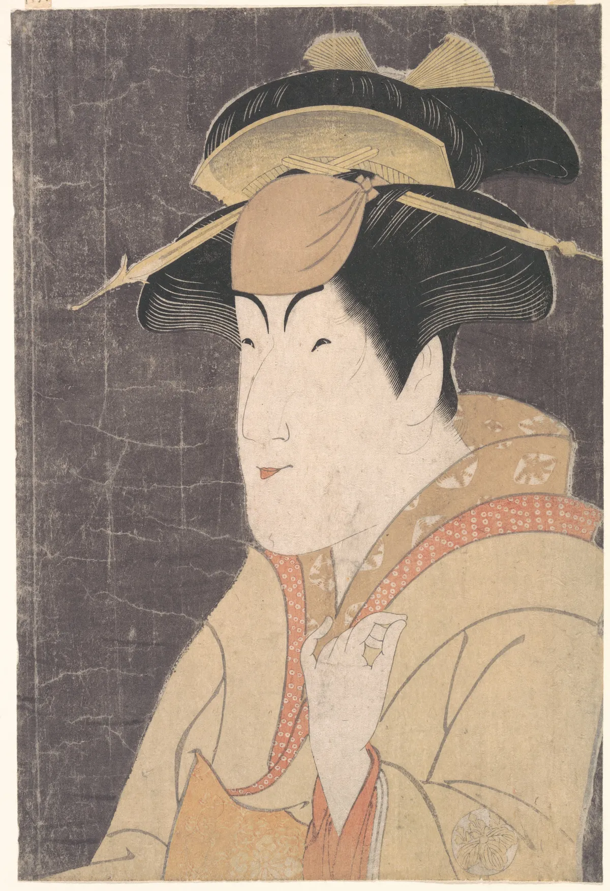 Nakayama Tomisaburō as Miyagino in the Play "Katakiuchi Noriyaibanashi" | Tōshūsai Sharaku - 浮世繪畫廊