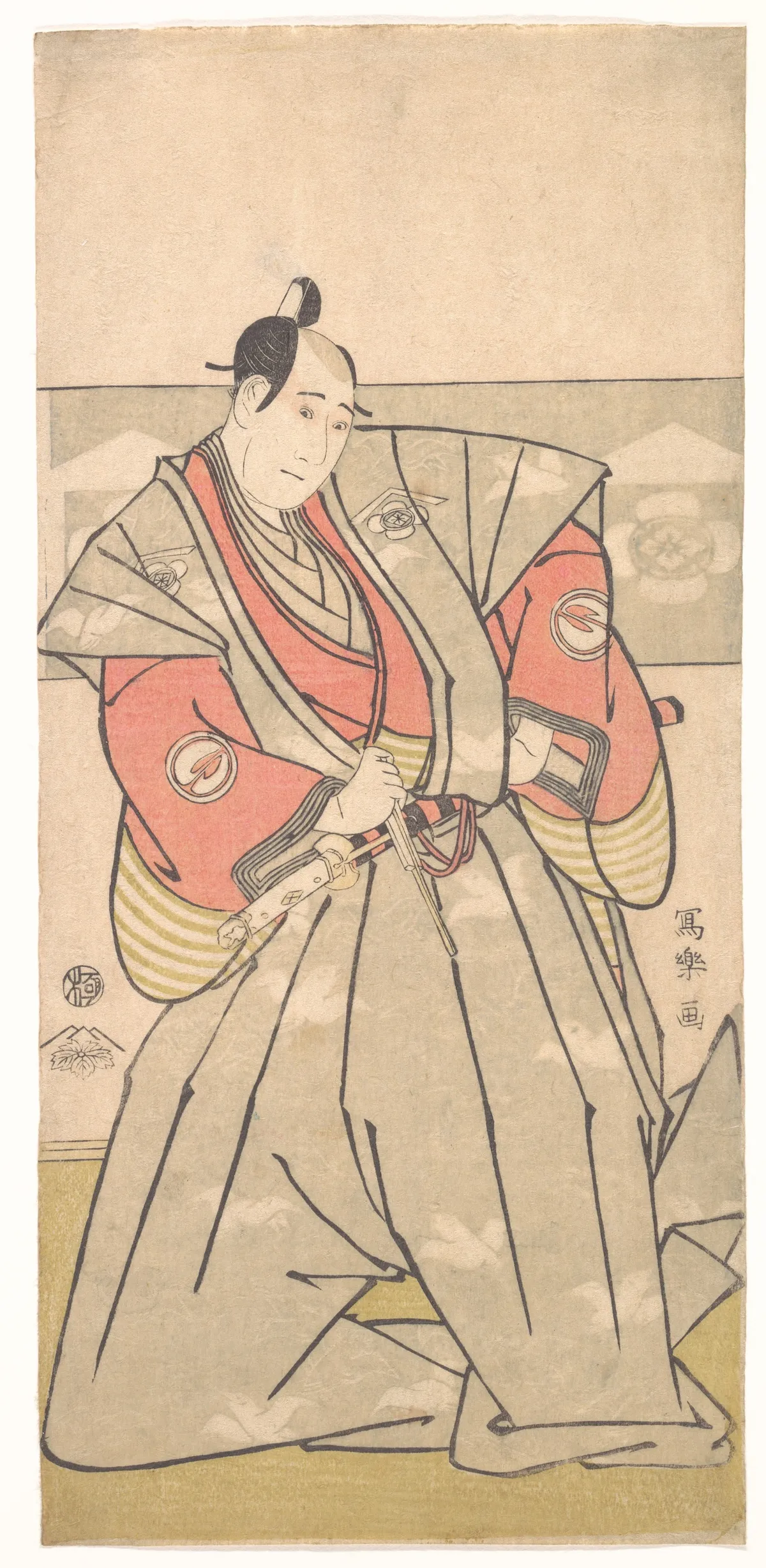 The Actor Sawamura Sojuro III | Tōshūsai Sharaku - 浮世繪畫廊