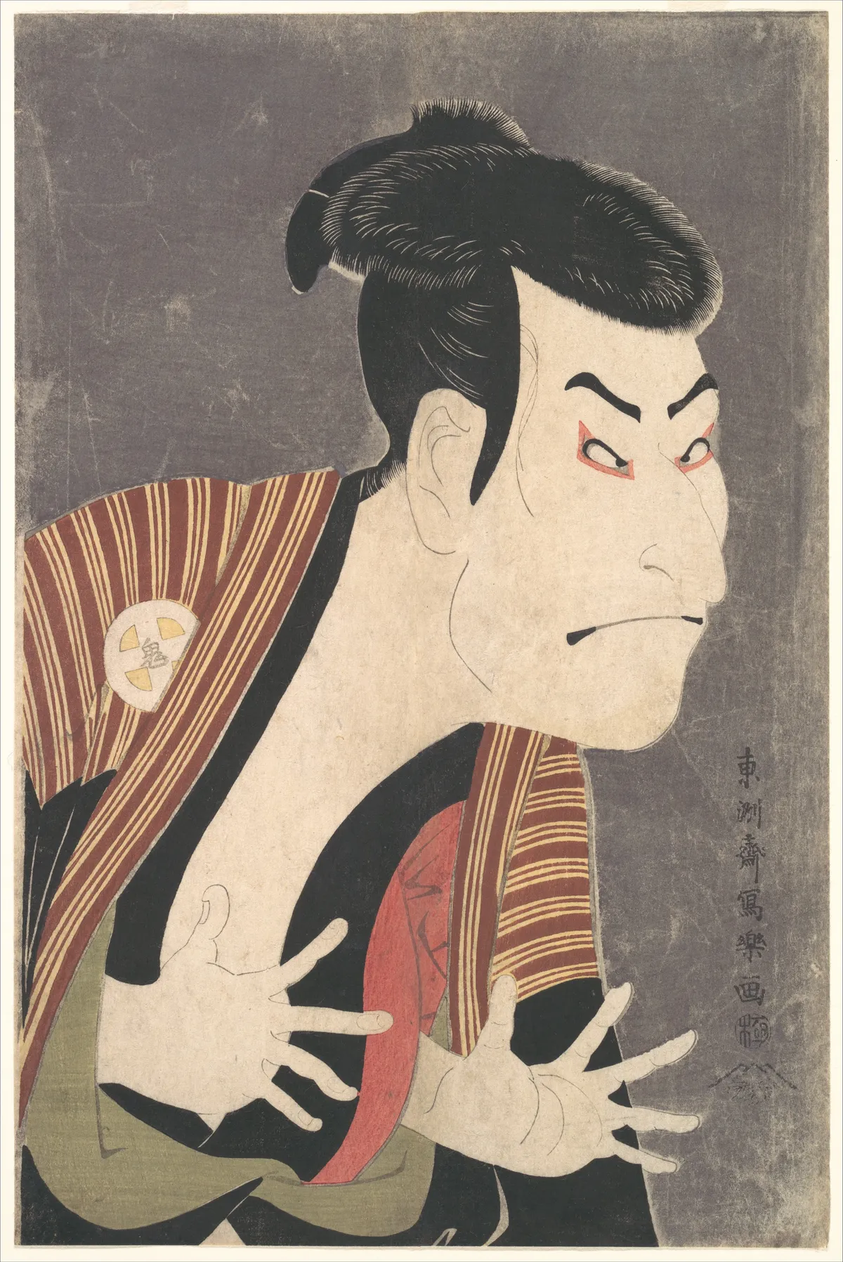 Kabuki Actor Ōtani Oniji III as Yakko Edobei | Tōshūsai Sharaku - 浮世繪畫廊