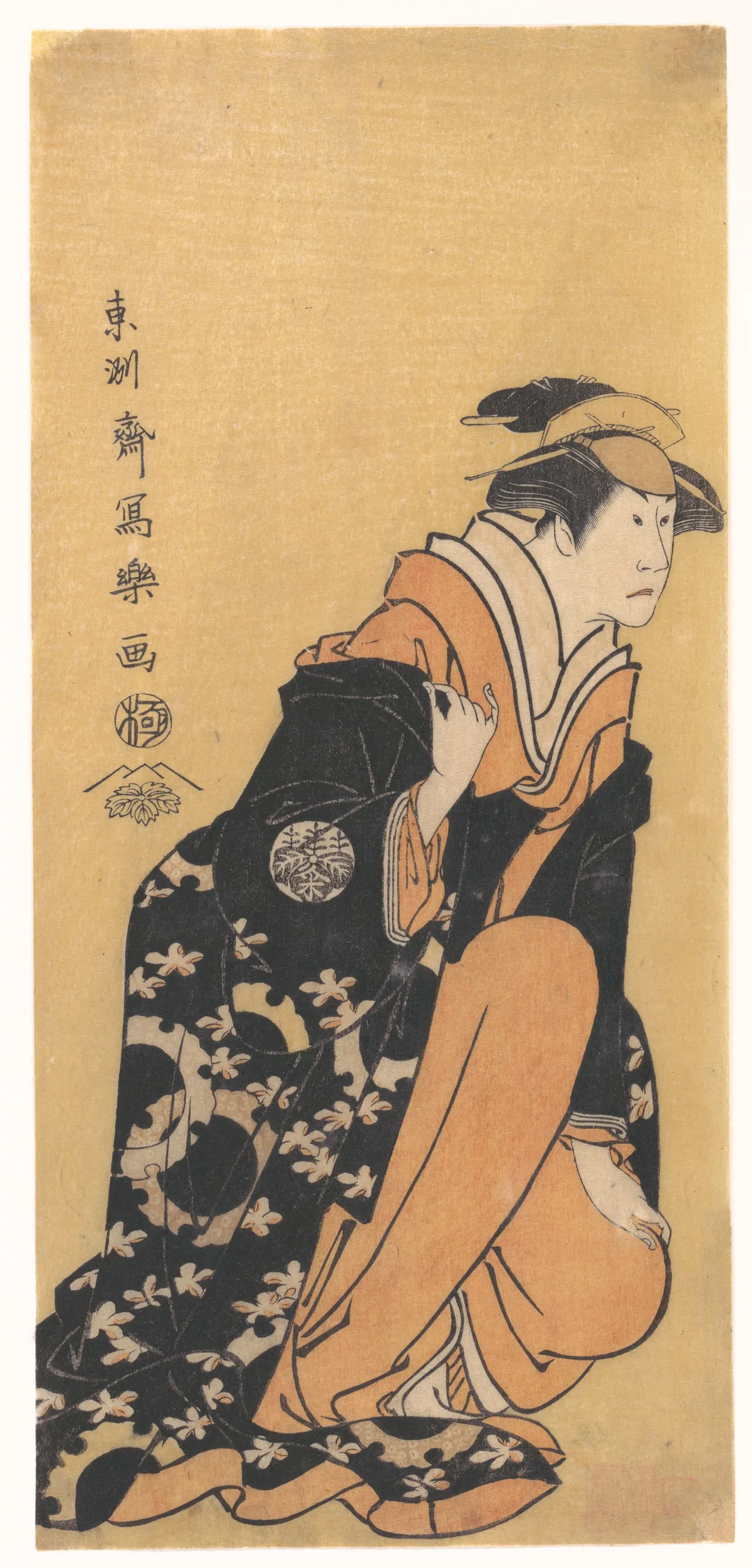 Actor Nakamura Kumetaro II as Minato, the Wife of Yura Hyogonosuke | Tōshūsai Sharaku - 浮世繪畫廊
