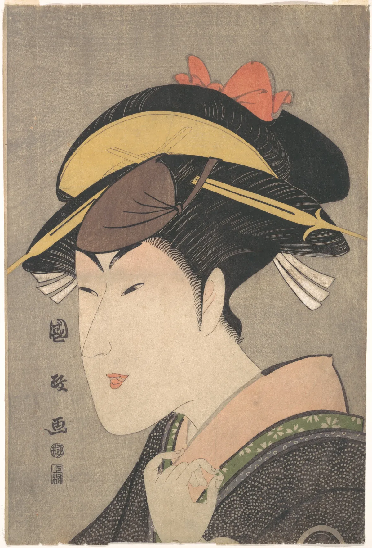 The Actor Matsumoto Yonesaburō in a Woman's Role | Utagawa Kunimasa - 浮世繪畫廊