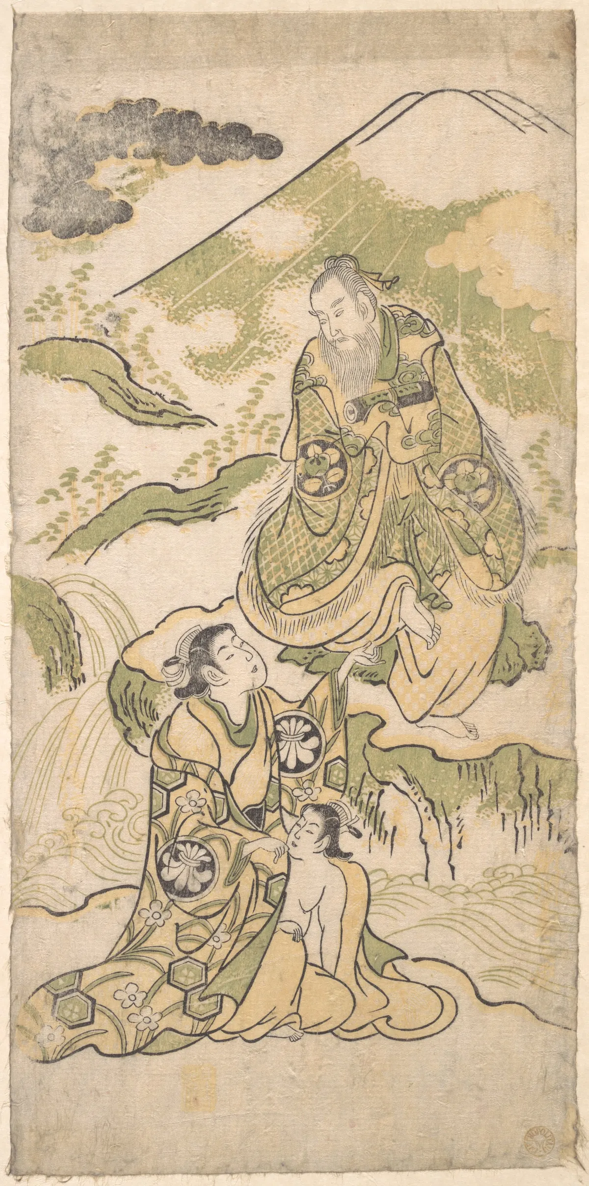 Scene from a Drama | Torii Kiyonobu I - 浮世繪畫廊