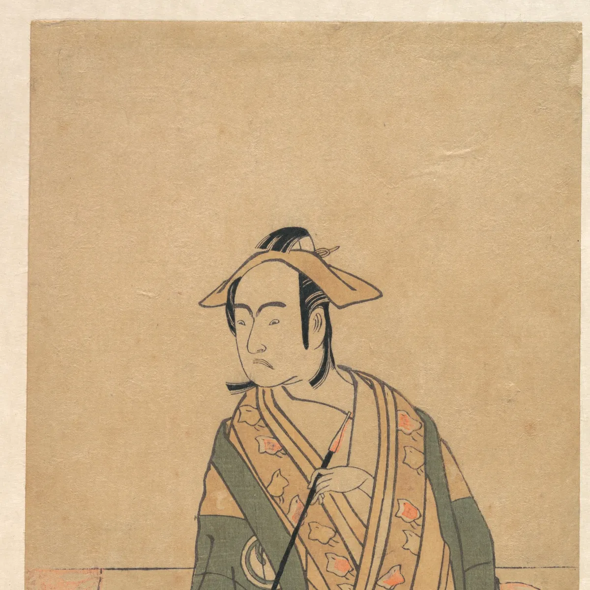 The Third Sawamura Sojūrō in the Role of Soga no Jūrō | Katsukawa Shunshō　勝川春章 - 浮世繪畫廊