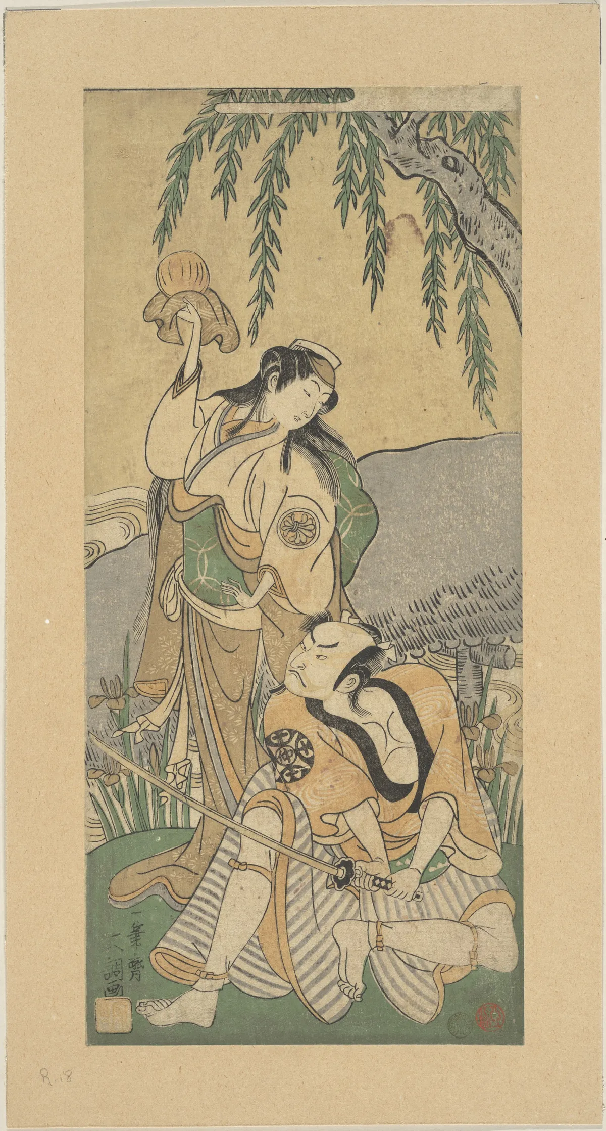 Scene from a Drama | Ippitsusai Bunchō - 浮世繪畫廊