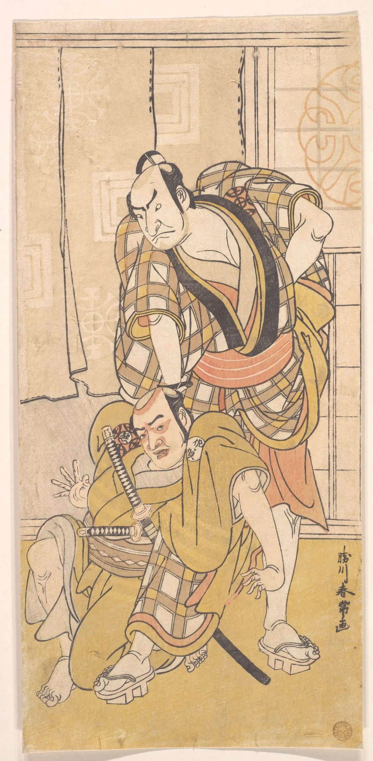 Scene from a Play | Katsukawa Shunjō - 浮世繪畫廊