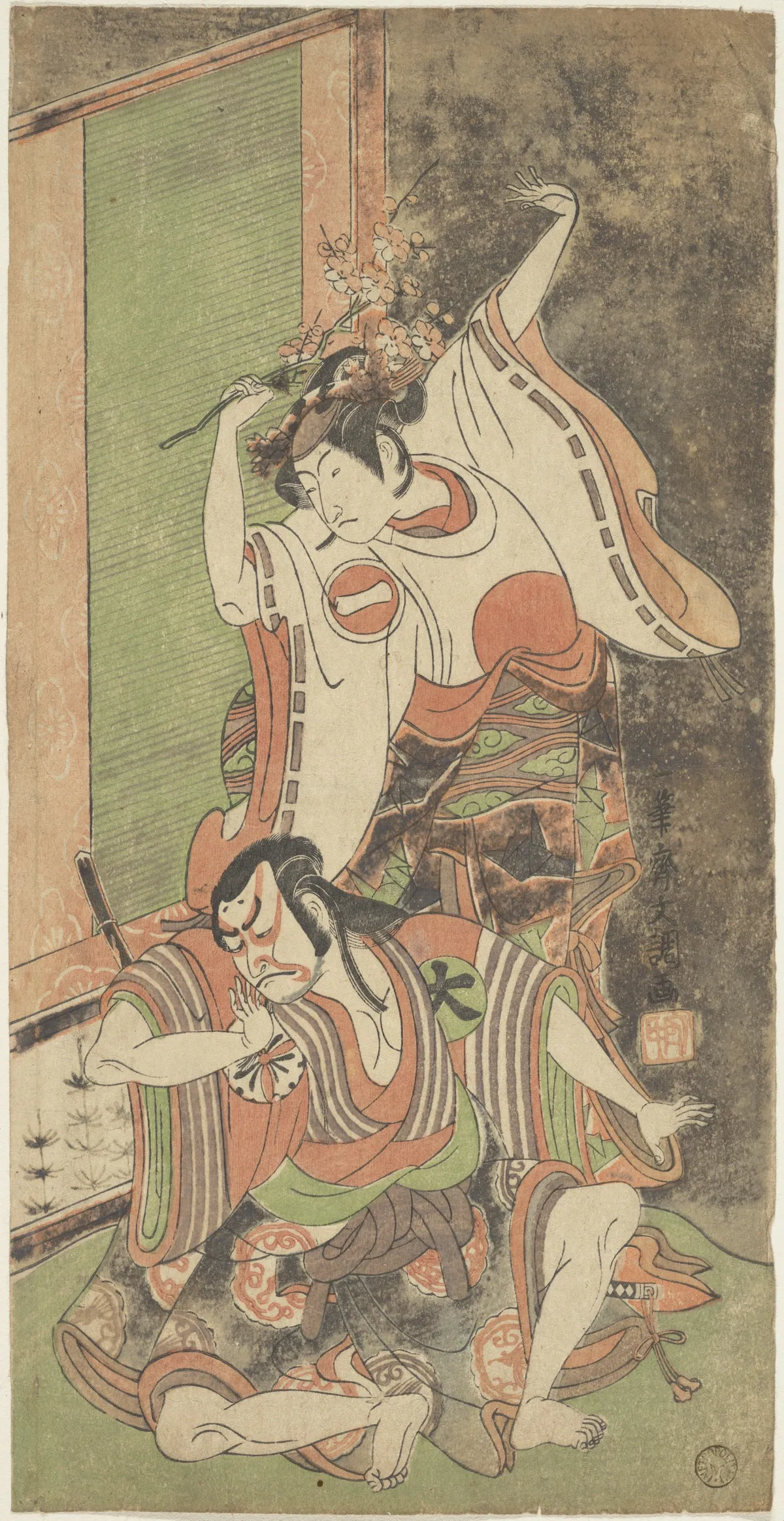 Ichikawa Monnosuke II as a Woman | Ippitsusai Bunchō - 浮世繪畫廊