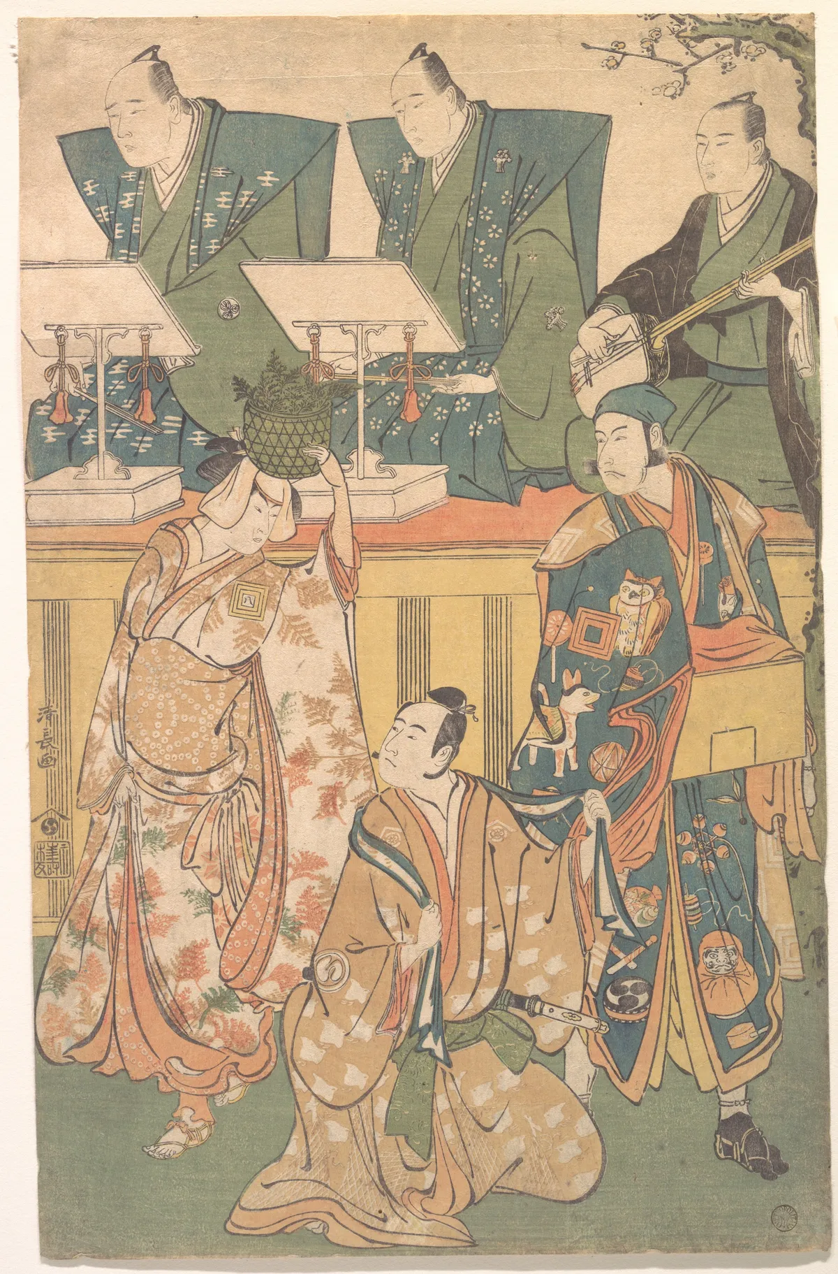 Scene from a Drama | Torii Kiyonaga - 浮世繪畫廊